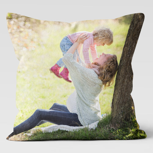 Daughter Personalized Custom Photo Throw Cushion Pillow