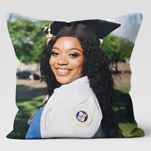 Graduation Custom Gift Personalized Photo Throw Cushion