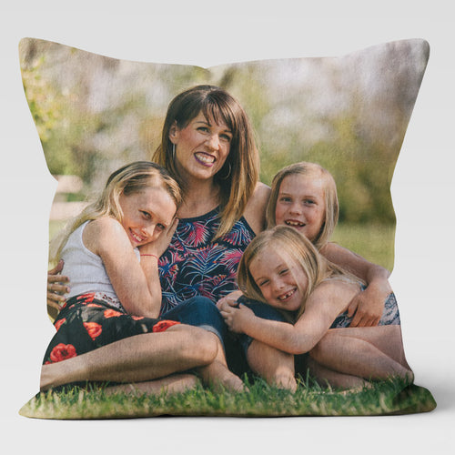 Mom Personalized Custom Photo Throw Cushion Pillow