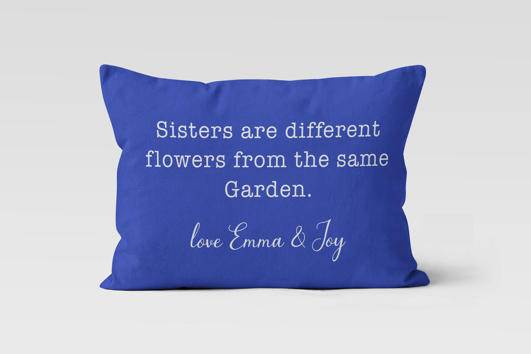 Brother Or Sister Lumbar, Personalized Custom Pillow Cover